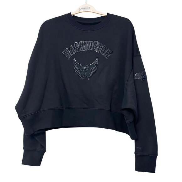 PRO STANDARD Luxury NHL Washington Capitals Neutral Crewneck Large - Picture 1 of 14